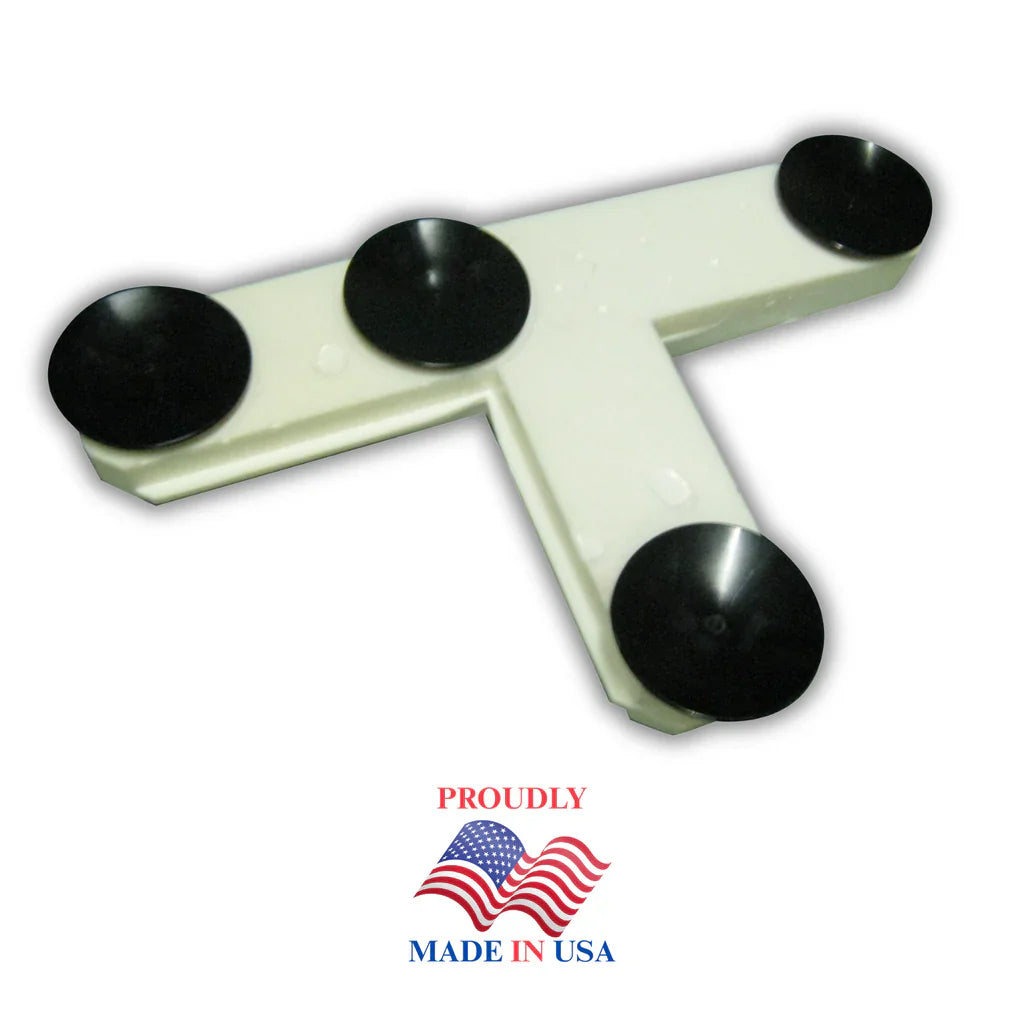 Soft Touch Set of 3, 14" Indoor Base Covers with Mounting Tees and Friction Pads
