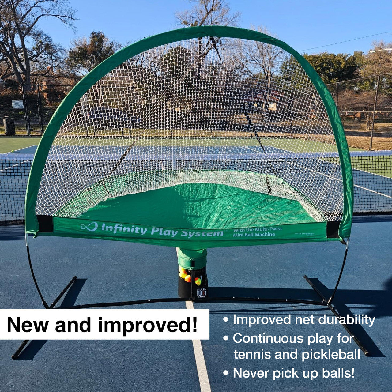 Infinity Play System with the Multi-Twist Mini Ball Machine