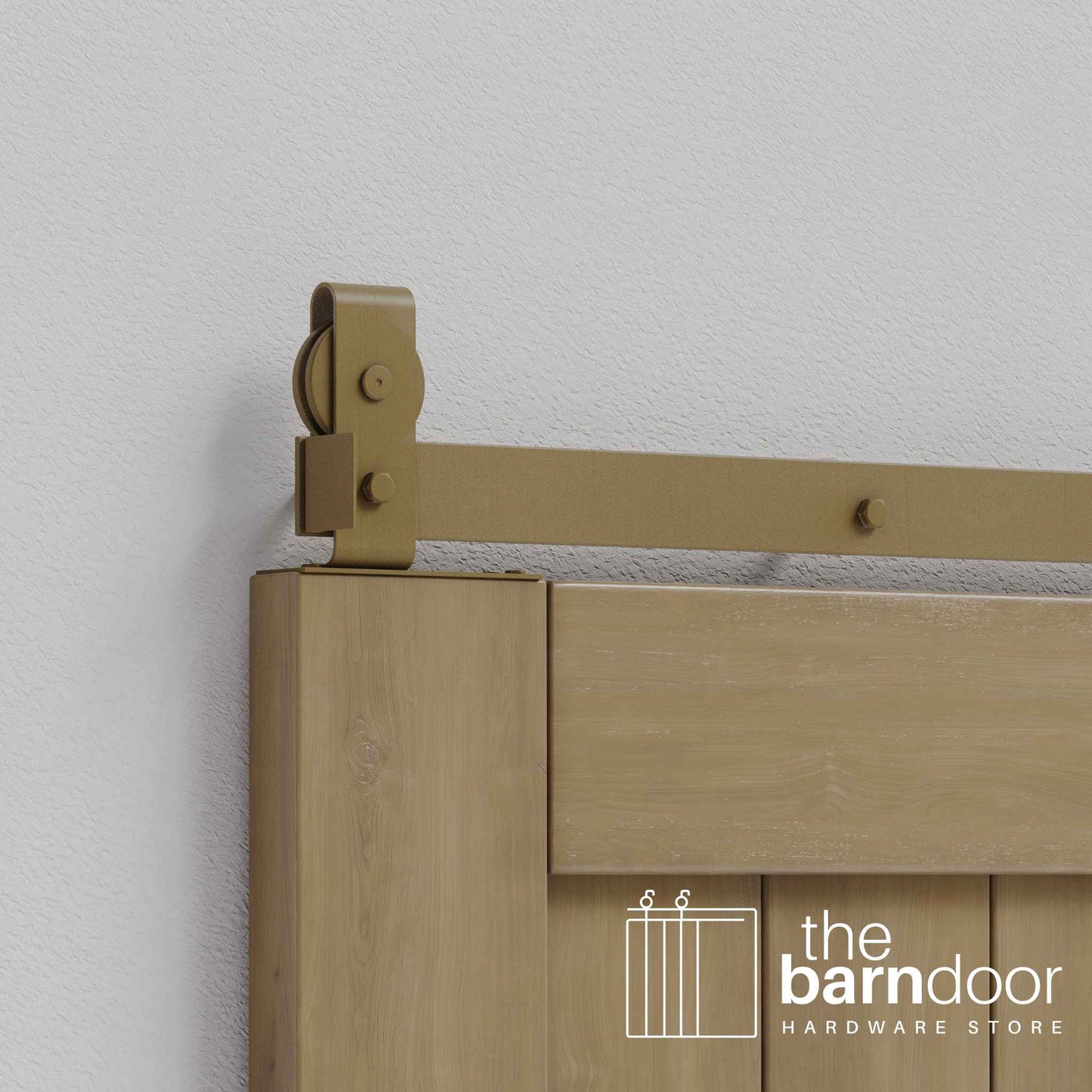 J Top Mount Heavy Duty Bifold Barn Door Hardware Kit | 12 Door Biparting