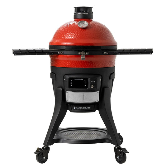 Konnected Joe™ Digital Charcoal Grill and Smoker - Outdoor Cooker