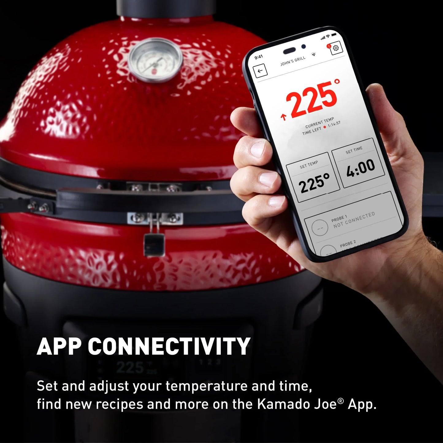 Big Joe® Konnected Joe™ Digital Wifi Charcoal Grill and Smoker