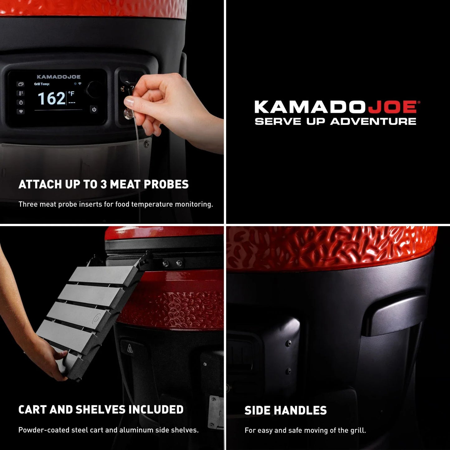 Big Joe® Konnected Joe™ Digital Wifi Charcoal Grill and Smoker