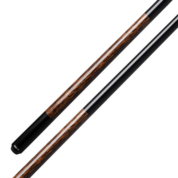 Koda Cue Stick Black Butt with Wood Decal