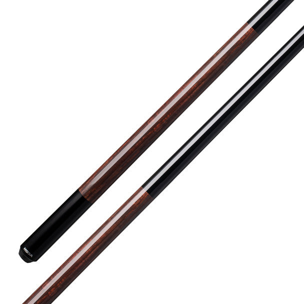 Koda Cue Stick Black Butt with Wood Decal