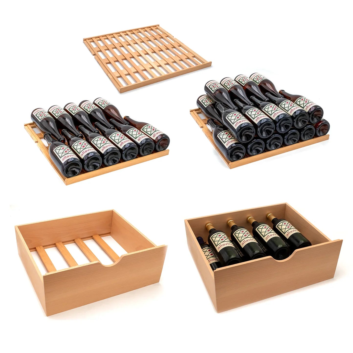Allavino Wine Vault with Solid Black