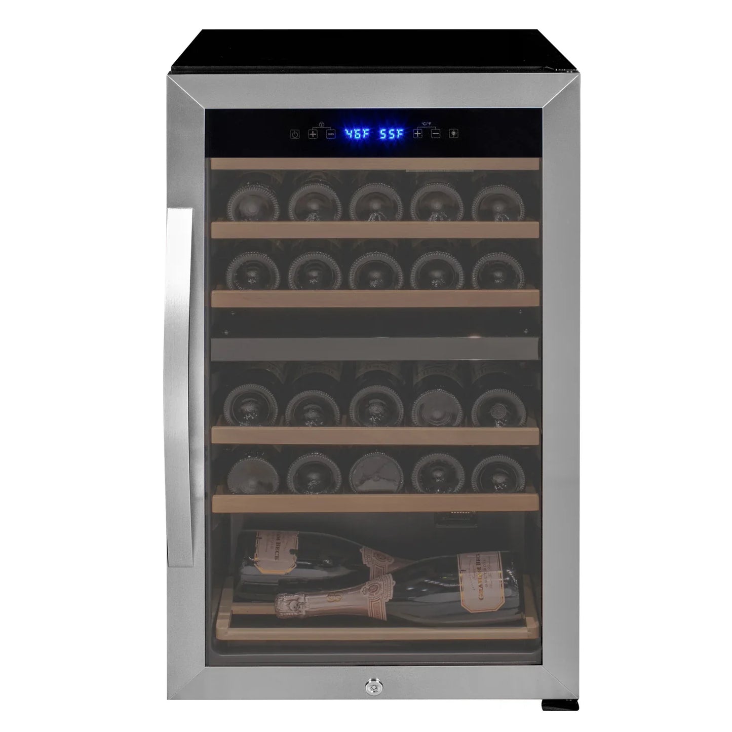 Allavino Cascina Series Freestanding Wine Cooler Refrigerator with Stainless Steel Door