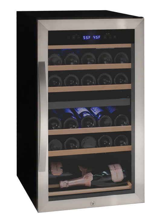Allavino Cascina Series Freestanding Wine Cooler Refrigerator with Stainless Steel Door