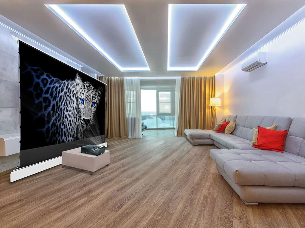 Elite Screens Kestrel Tab-Tension 2 CLR® 3 Series Projector Screen