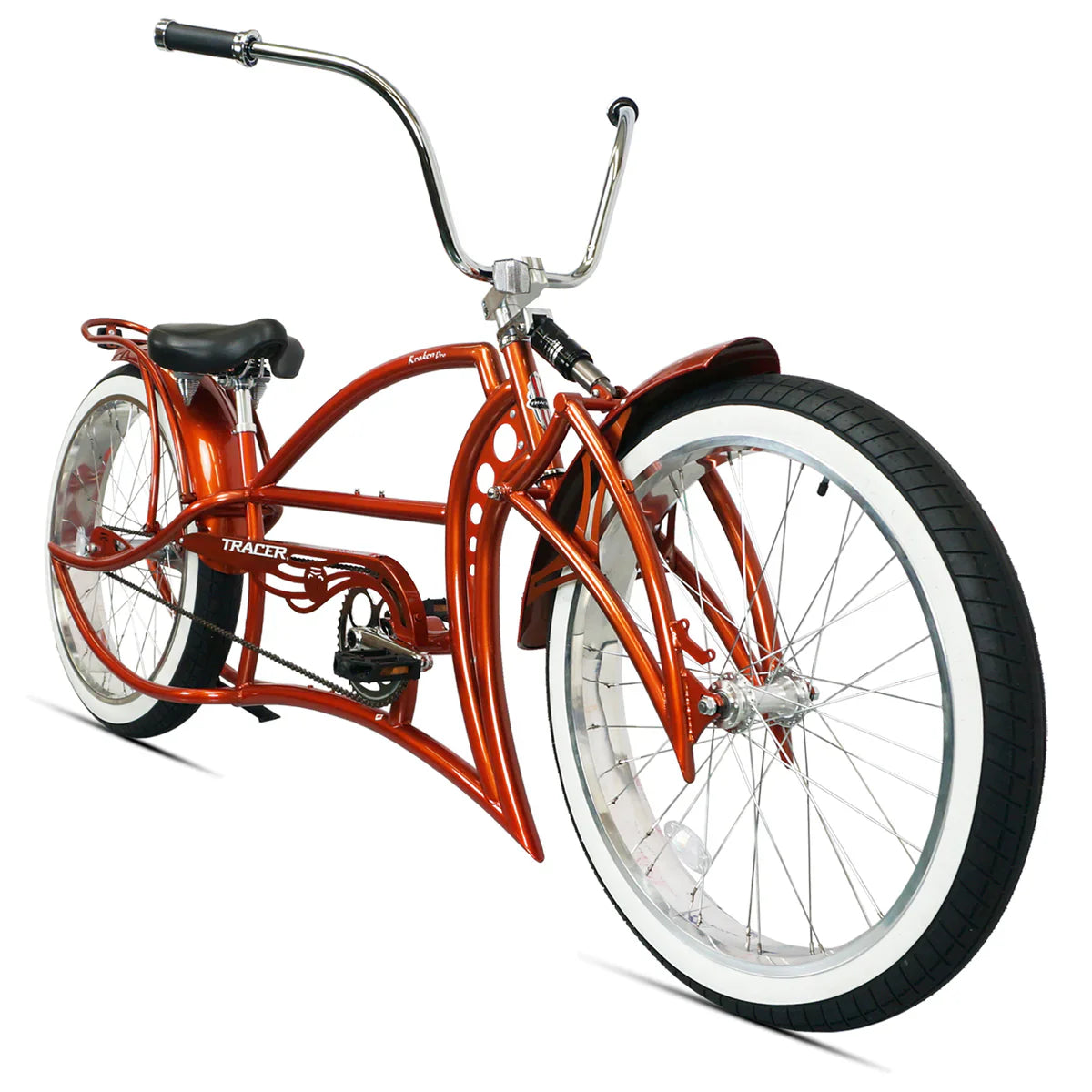 Tracer Kraken Pro 26" Stretch Chopper Bike Single Speed