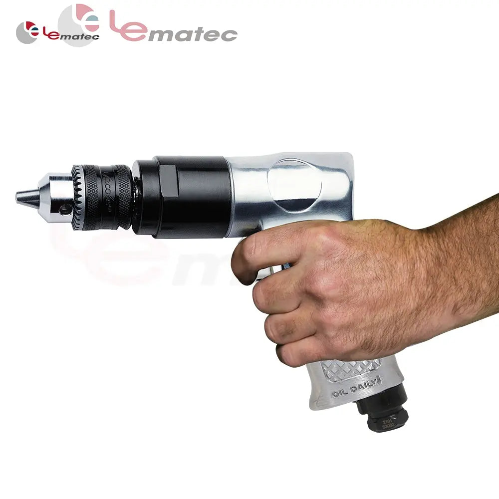 LE-D130 3/8" Reversible Air Drill – Lightweight Power Drilling
