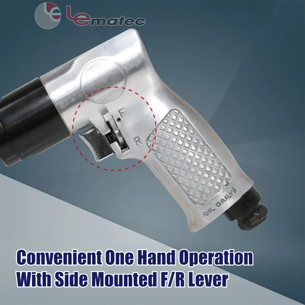 LE-D130 3/8" Reversible Air Drill – Lightweight Power Drilling