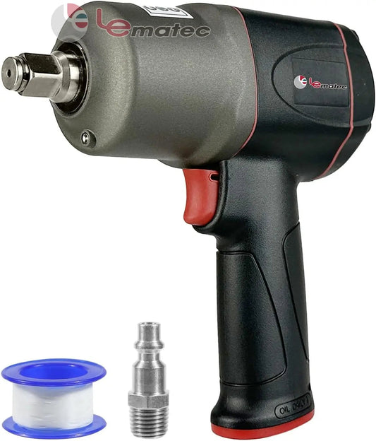 LE LEMATEC 1/2" 1,000 FT LBS Impact Wrench - Heavy Duty