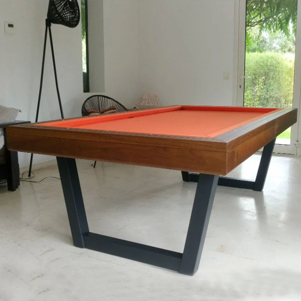White Billiards The Lorren Modern Slate Pool Table
