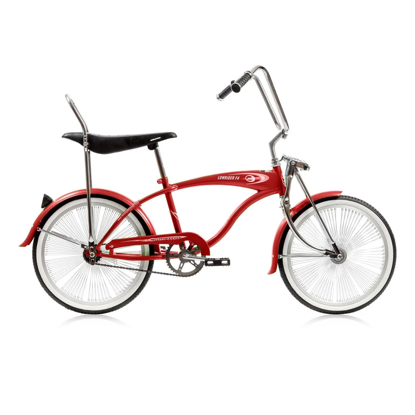Micargi Lowrider F4 20" Hi-Ten Steel Coaster Brake Single-Speed Bike