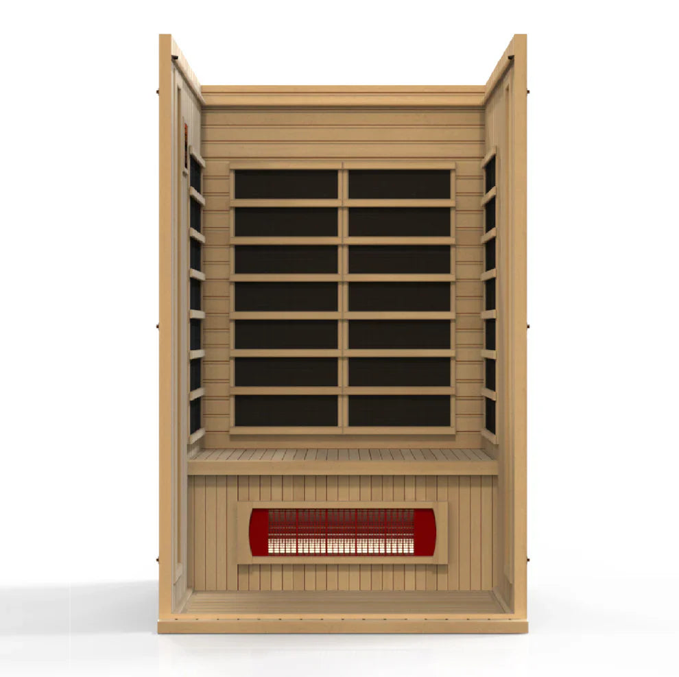 Maxxus "Serenity" Dual Tech 2 Person Low EMF FAR IR Sauna (MX-LS2-01)