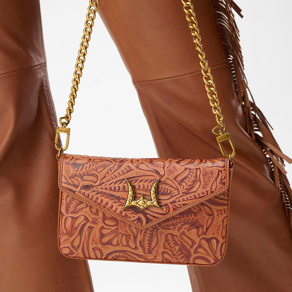 Loyal West Mini Chain Bag – Brown