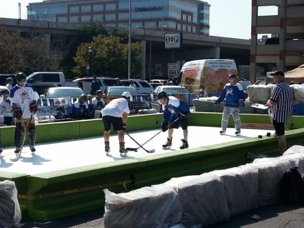 Skate Anytime All-Star 20′ x 30′ Synthetic Ice Rink for Hockey