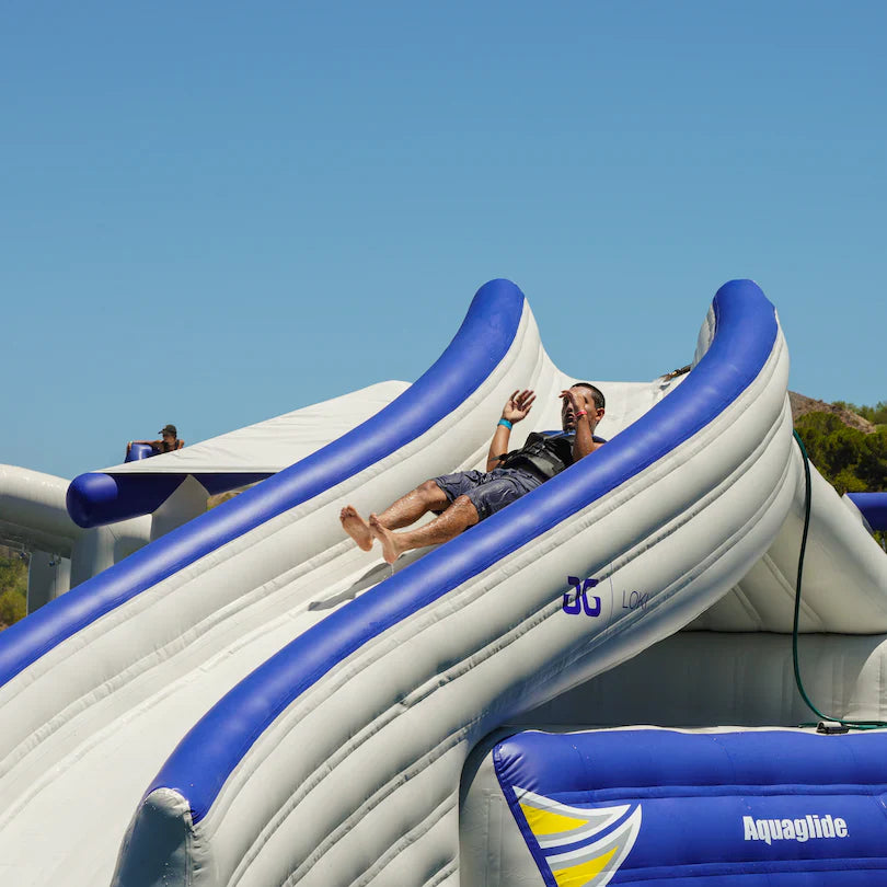 Aquaglide Loki Corner Inflatable Water Slide