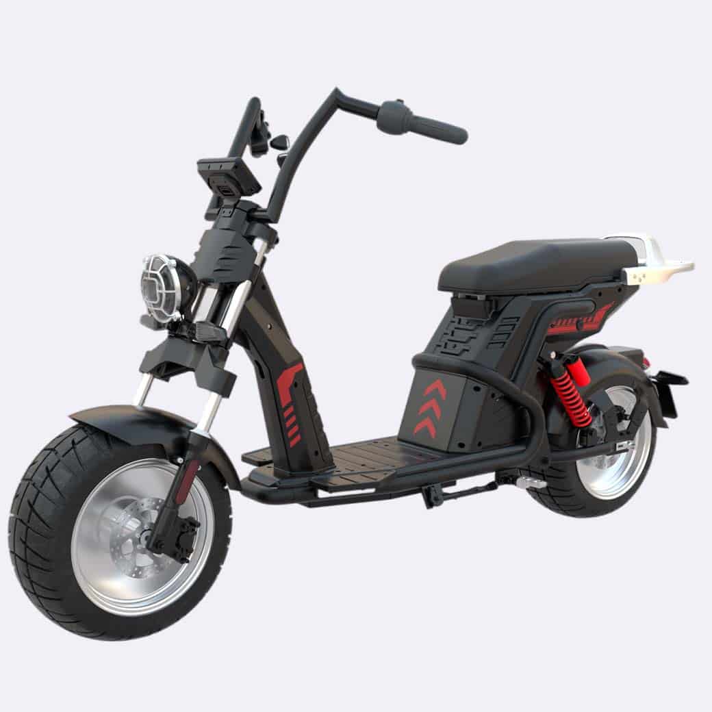 LinksEride Luxury Citycoco Scooter Fat Scooter - 4000w 80kmph