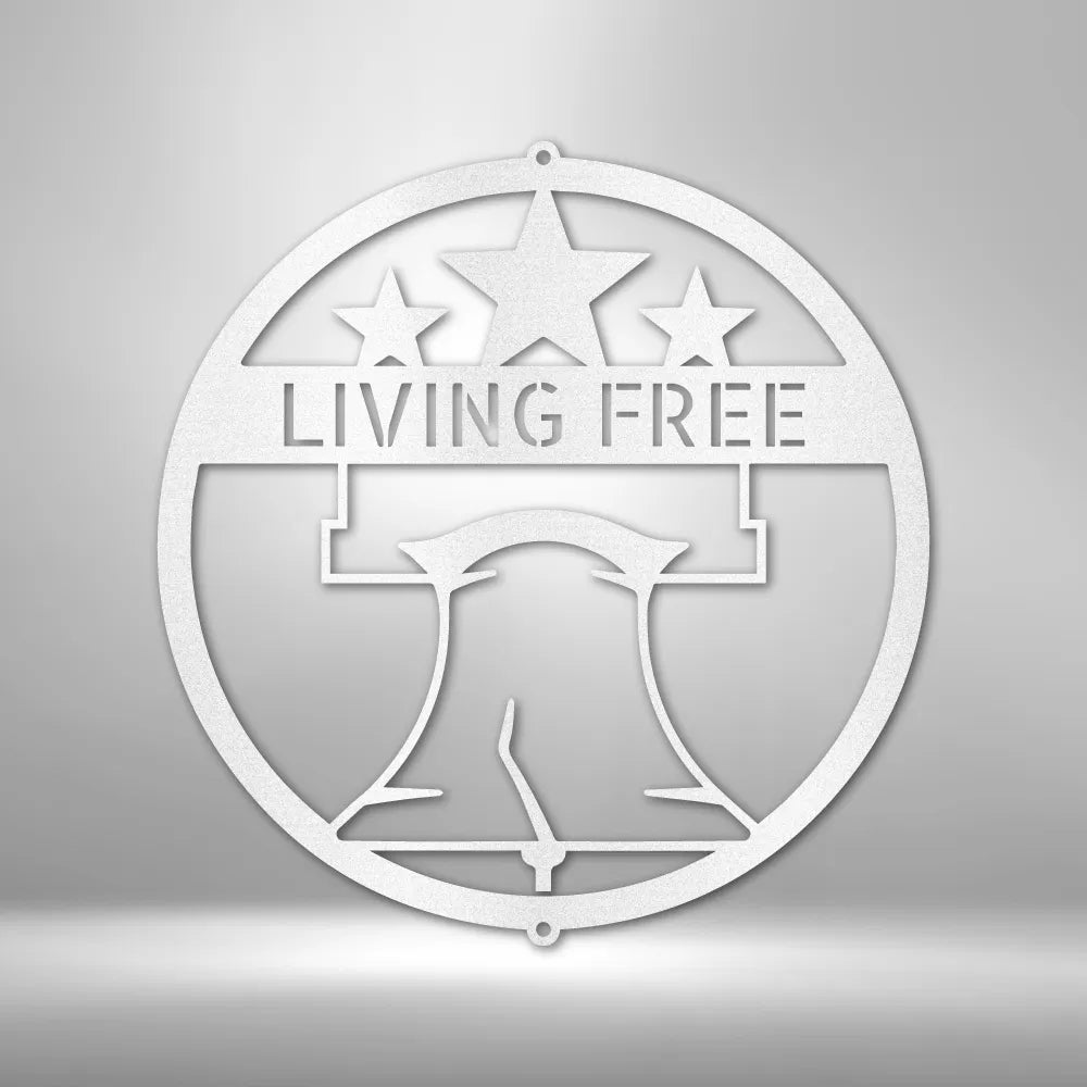 Liberty Bell Monogram - Custom Steel Sign