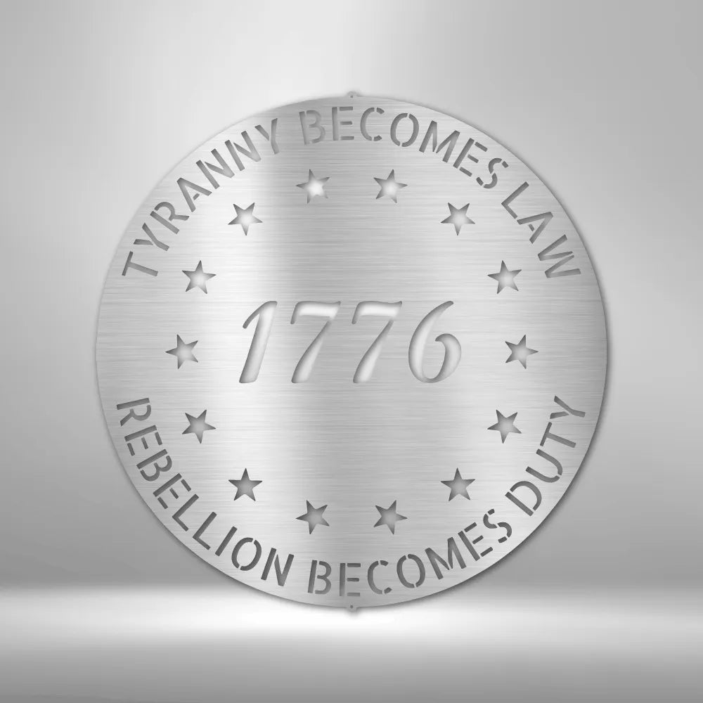Old School 76 Monogram - Custom Steel Sign