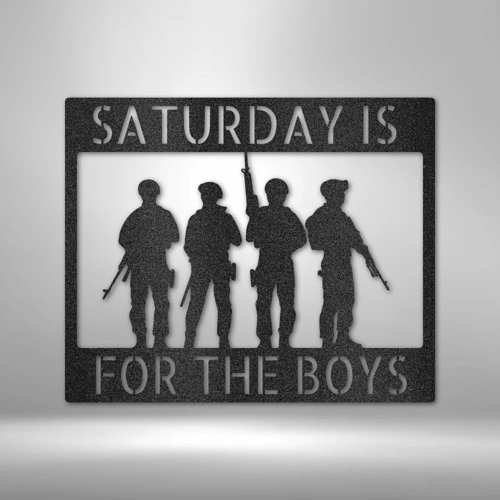Soldier Monogram - Custom Steel Sign