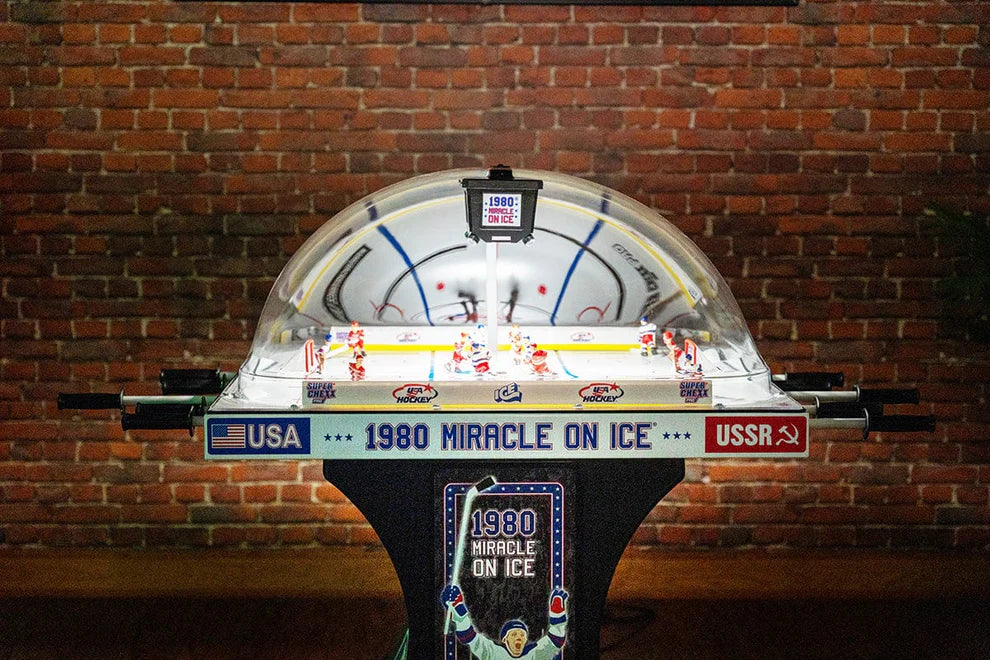 Licensed "Miracle on Ice™ Super Chexx PRO® Bubble Hockey Table