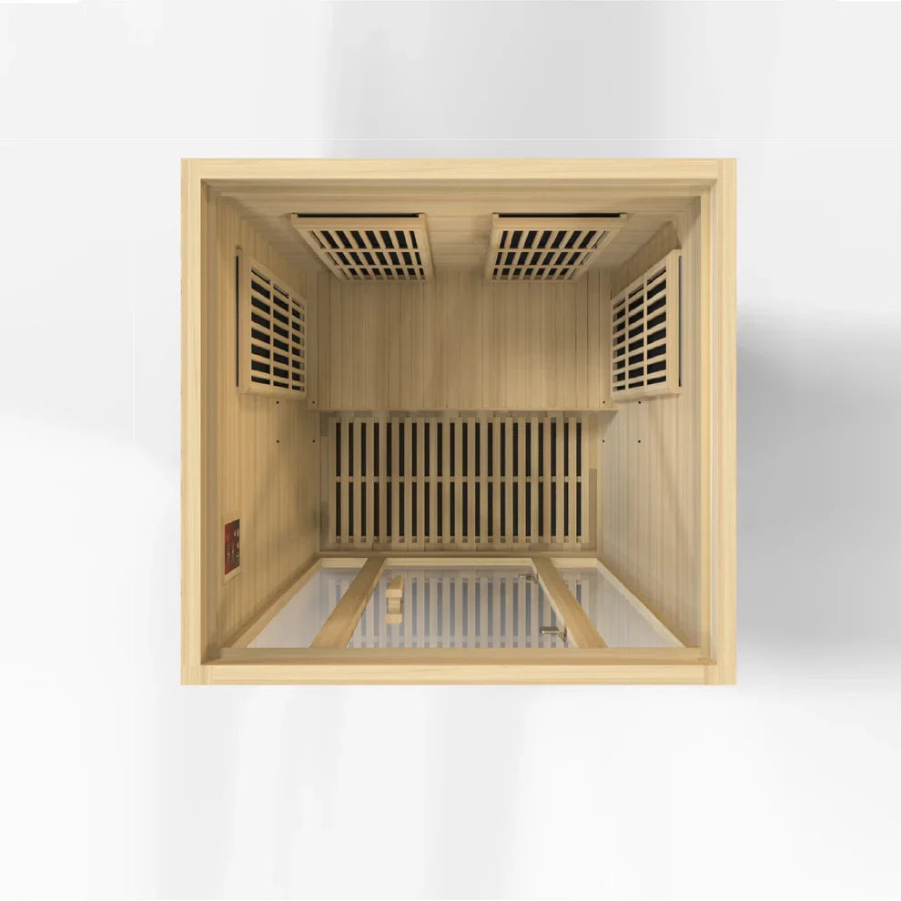 Maxxus "Seattle" 2 Person EMF FAR IR Sauna (MX-J206-01)