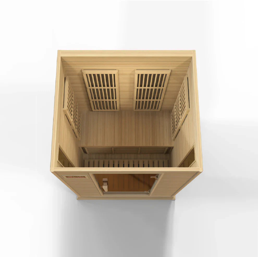 Maxxus "Toulose" 2 Person EMF FAR IR Sauna (MX-K206-01)