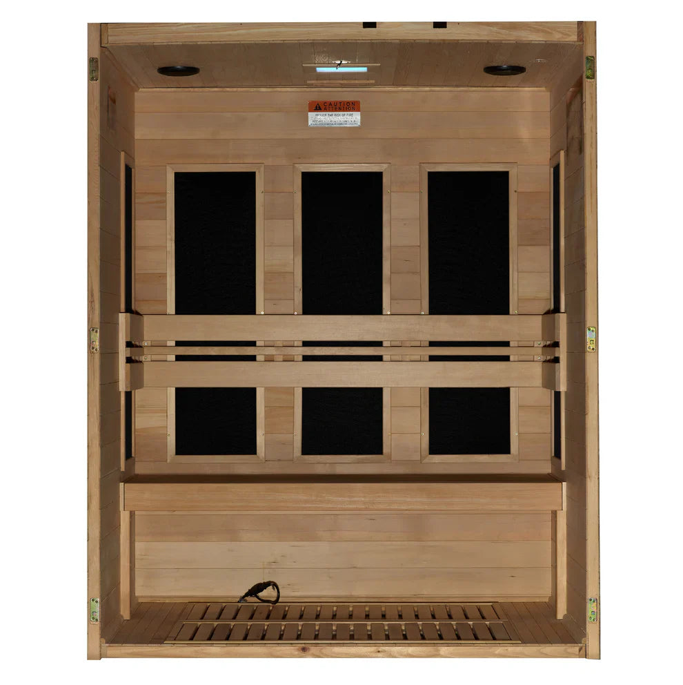 Dynamic "Toscana" 3 Person EMF FAR IR Sauna (DYN-6315-05)