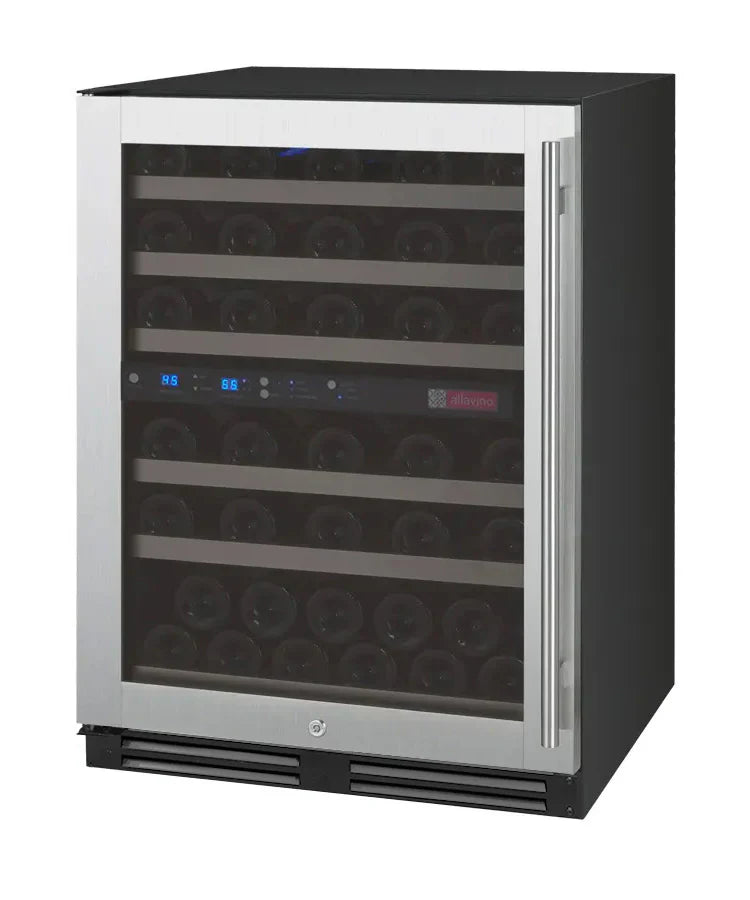 Allavino FlexCount Series 56 Bottle Dual Zone Undercounter Wine Refrigerator
