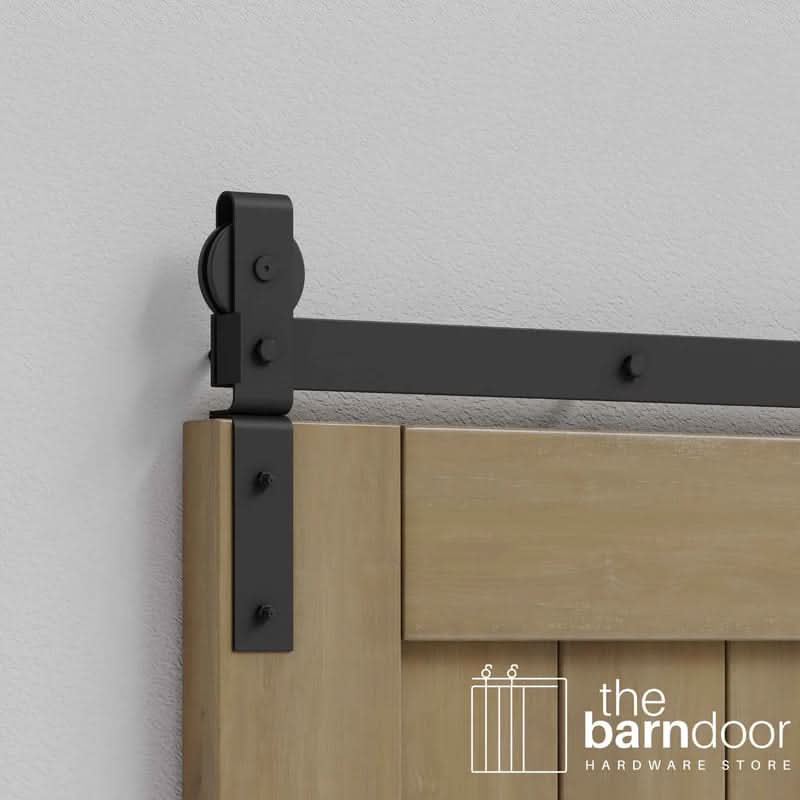 Classic J-Strap Bifold Barn Door Hardware Kit | 2 Door Kit