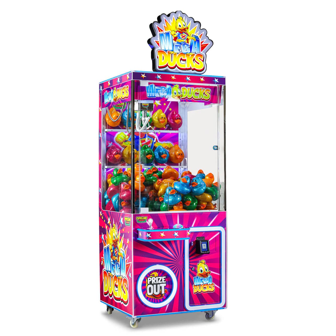 Pipeline Games Mega Ducks 31" Arcade Claw Machine
