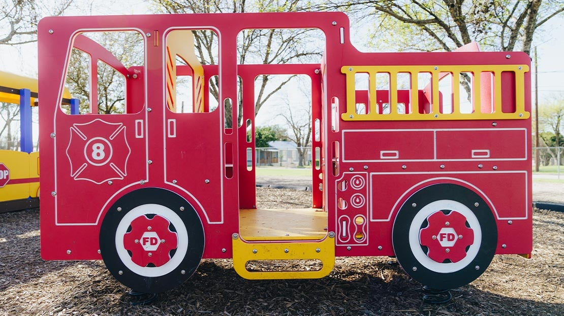 Grounds For Play Metro Fire Truck Playground Equipment (46514) for Children Ages 2-5