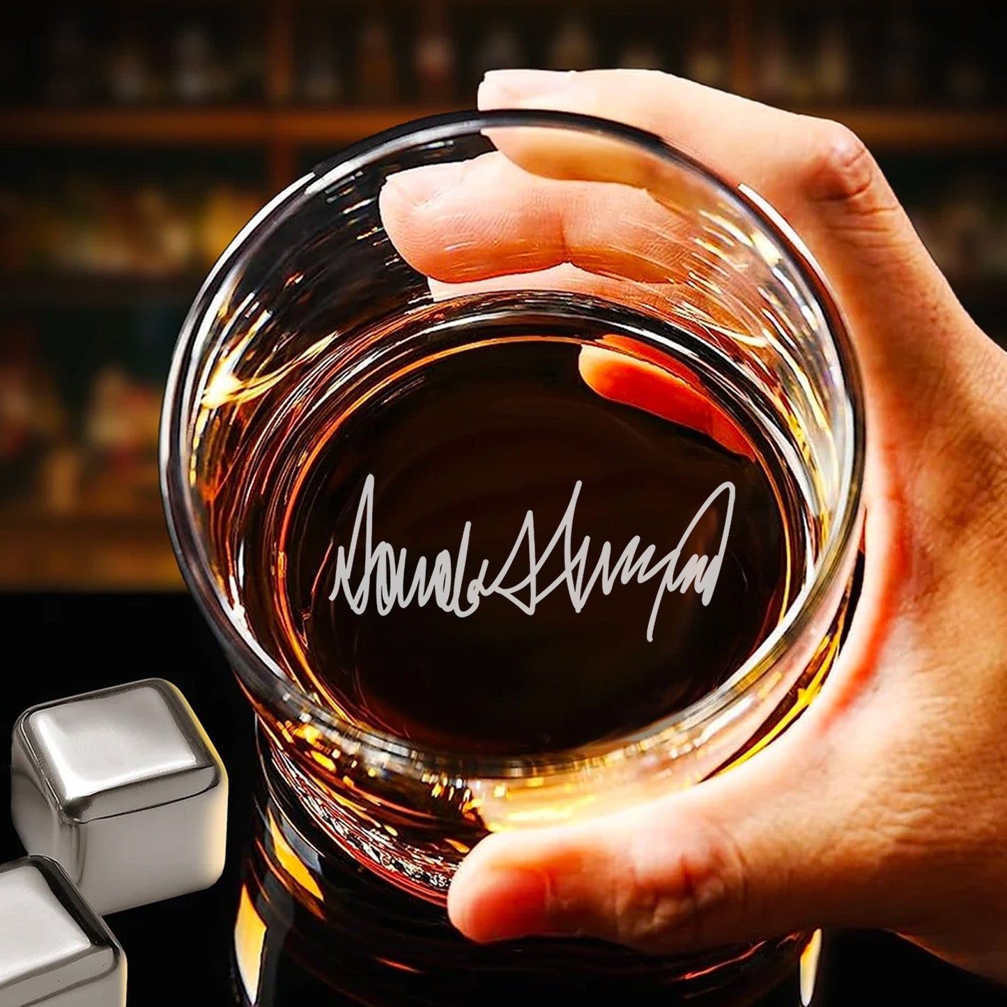 Fuck Your Feelings | Trump Won 2024 Whisky Glass | Trump 47th President Print Whisky Glasses T1748A - GOP