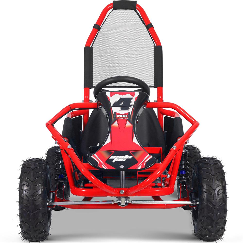 MotoTec Mud Monster Kids Electric 48v 1000w Go Kart Full Suspension
