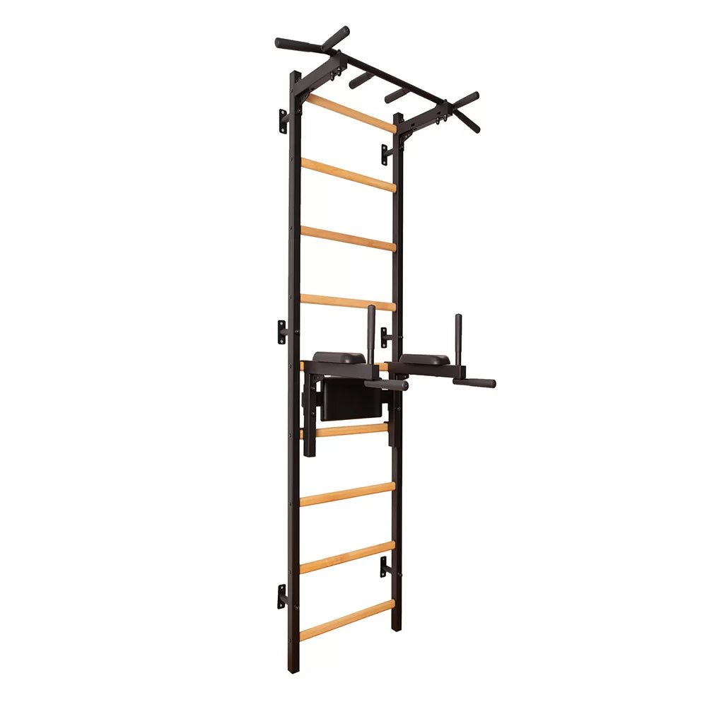 BenchK 722 Gymnastic Wall Bars with Pull-Up Bar and Dip Station