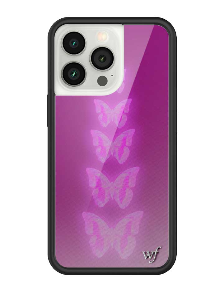 Neon Butterfly iPhone Case