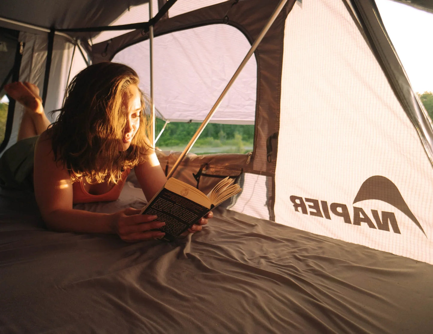 Napier Vehicle Rooftop Tent and Ladder