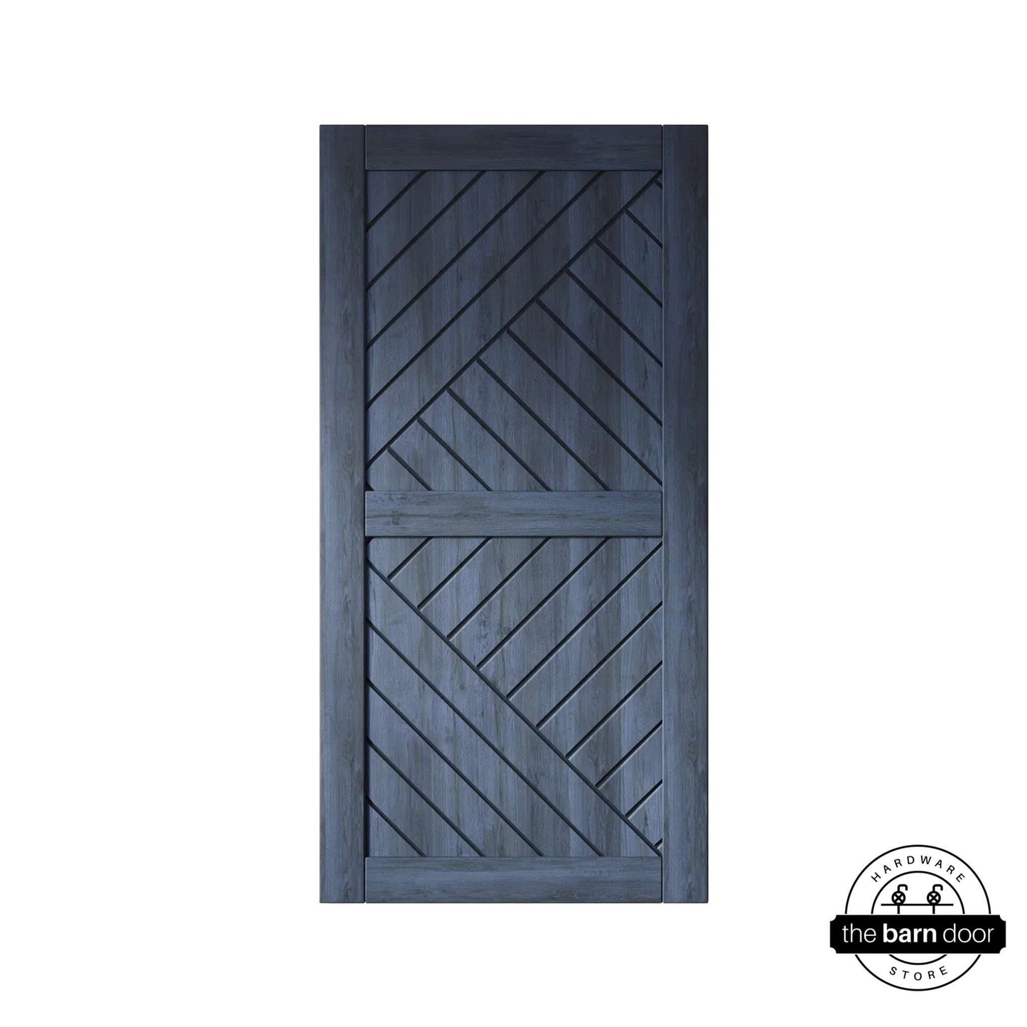 Pine Wood Patterned DIY Barn Door | 80"-84" x 26"-50"