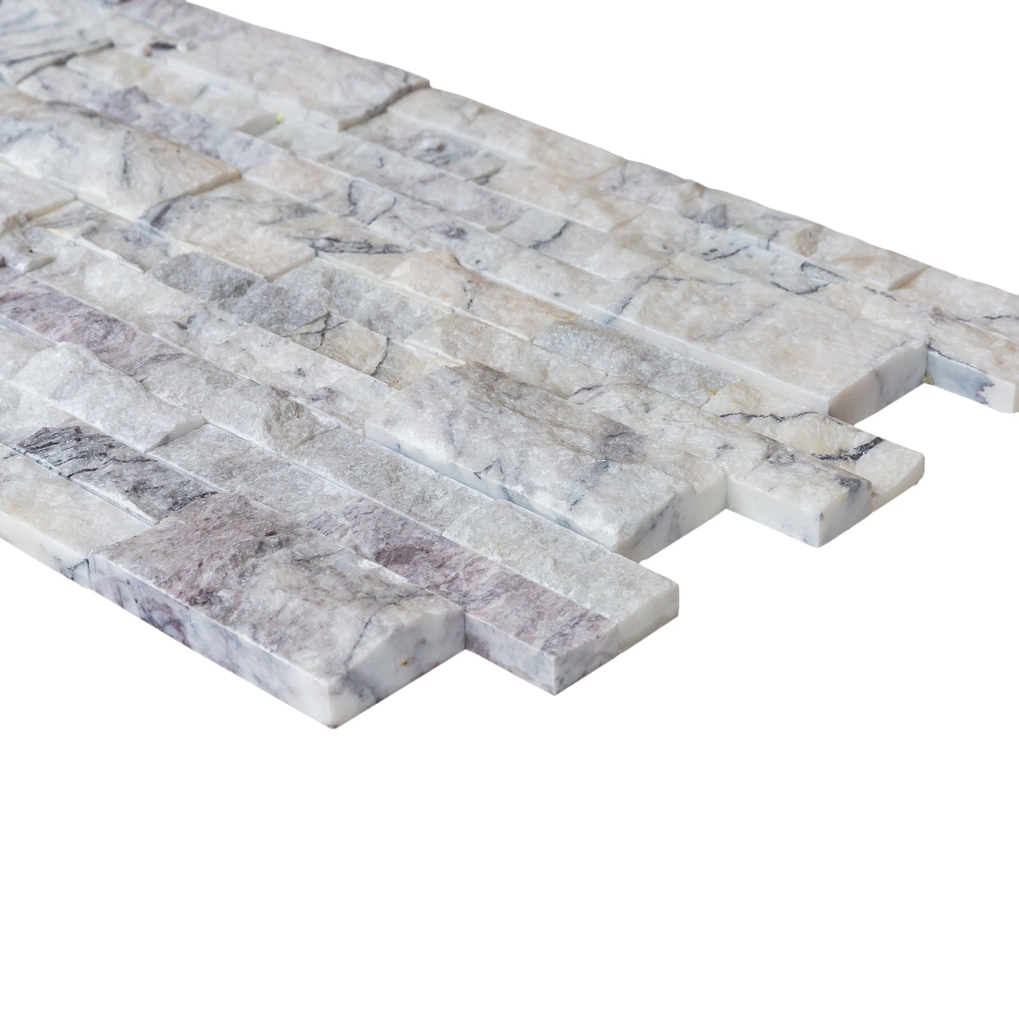 New York Ledger 3D Panel 6"x24" Natural Marble Wall Tile - Full Truckload