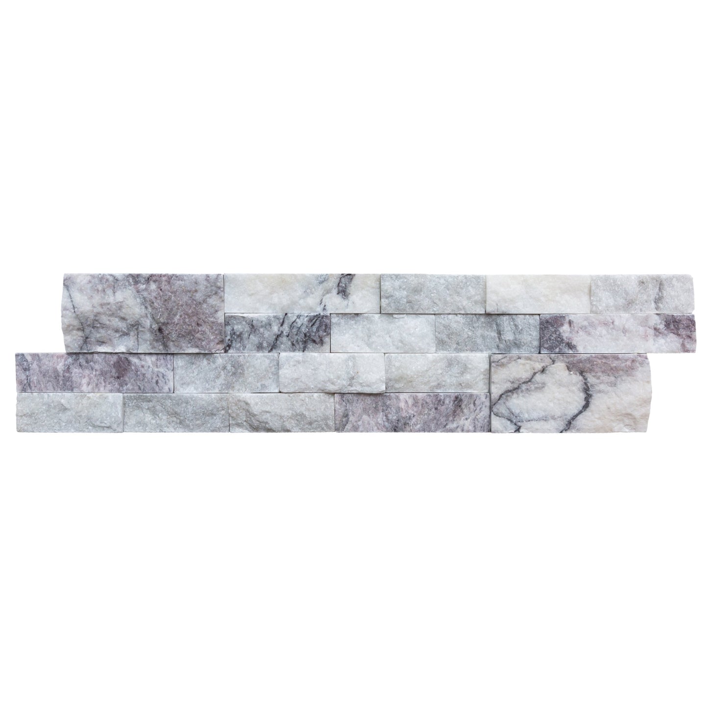 New York Ledger 3D Panel 6"x24" Natural Marble Wall Tile - Full Truckload