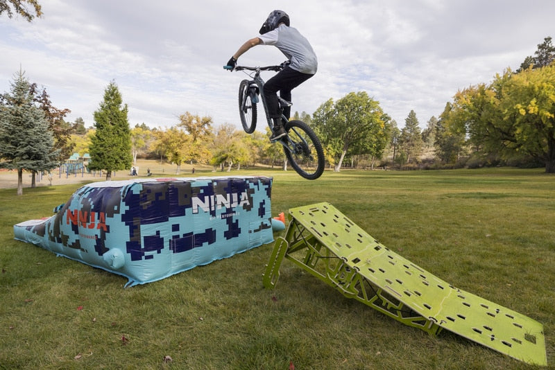 Ninja MTB Altitude Jump Ramp - Adjustable 28"-36" High Performance Bike Ramp
