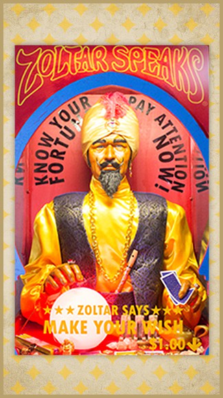 Nostalgic Zoltar Fortune Telling Machine Arcade Game by Characters Unlimited