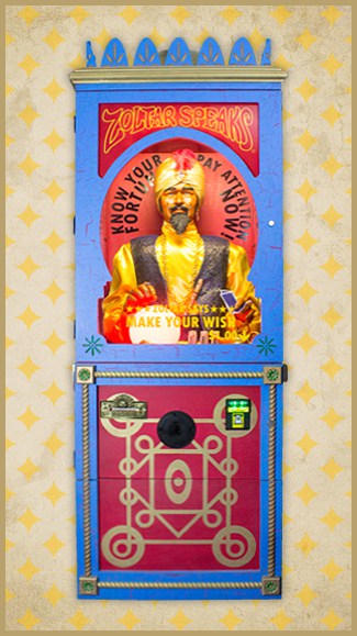 Nostalgic Zoltar Fortune Telling Machine Arcade Game by Characters Unlimited