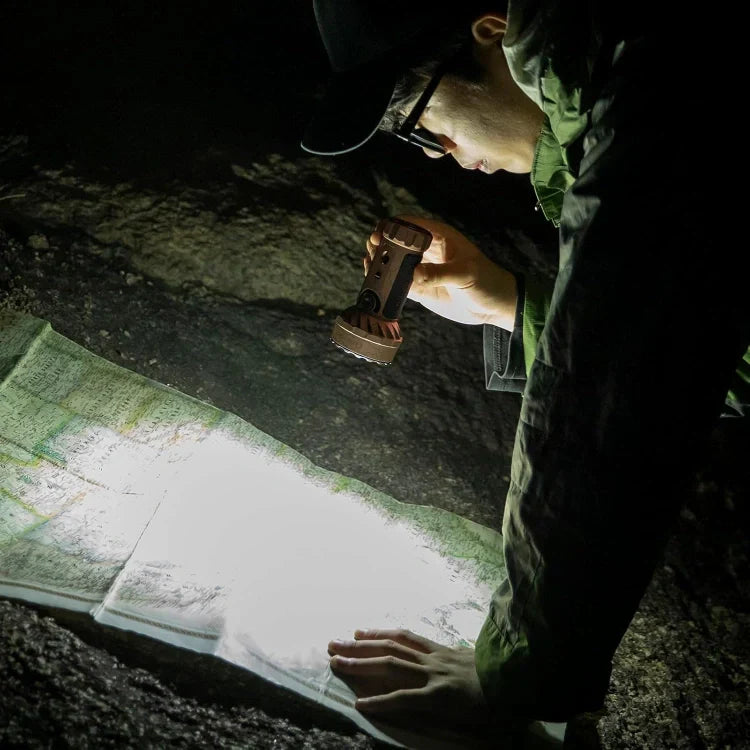 OLIGHT MARAUDERMINIT Marauder Mini Powerful LED Flashlight With RGB - Desert Terrain