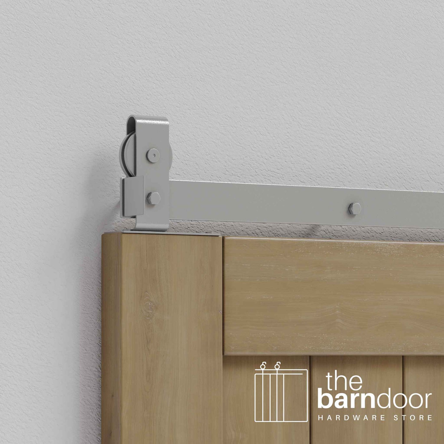 J Top Mount Heavy Duty Bifold Barn Door Hardware Kit | 2 Door Kit