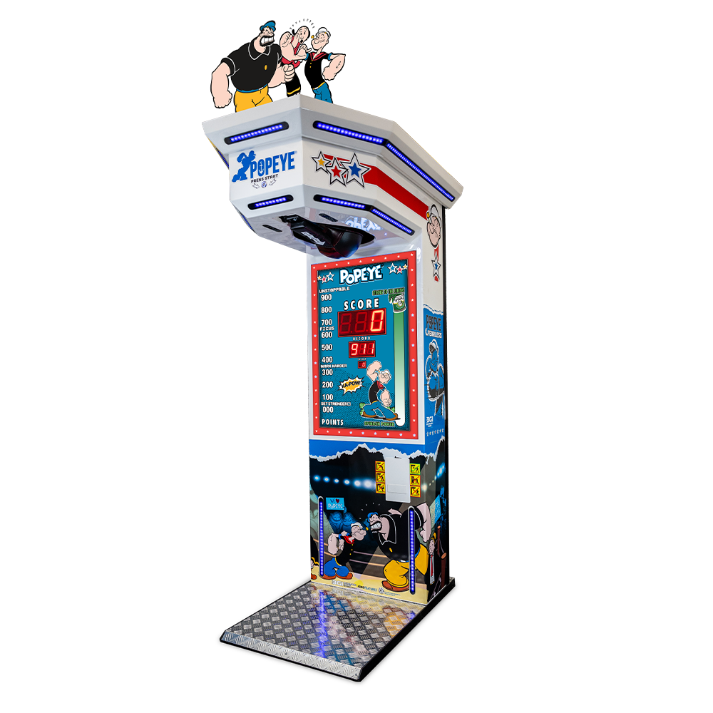 Popeye Boxer Punching Game Machine by Benchmark Games