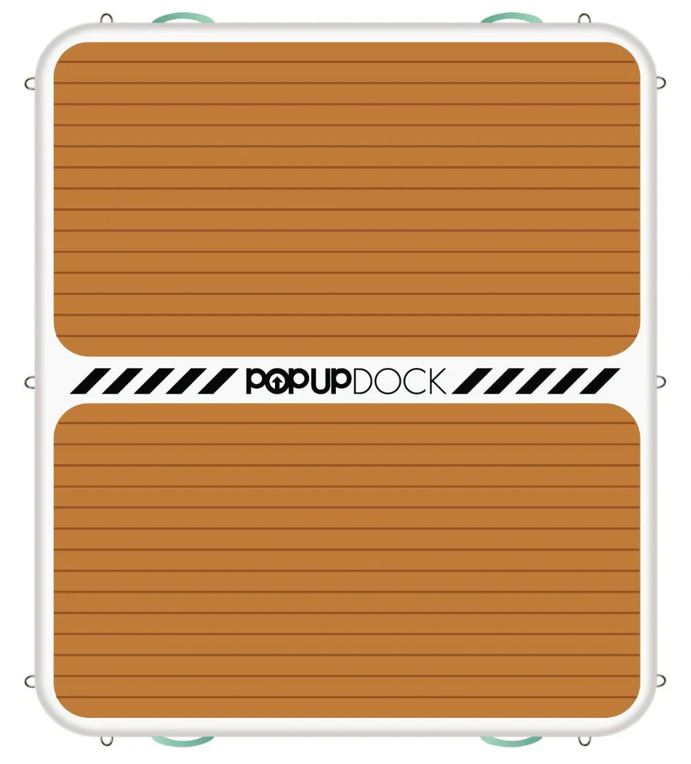 Pop Board Co POPup Dock 8' x 7' - Inflatable Dock Platform