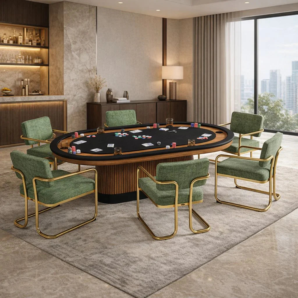 RAM Gameroom Prohibition Texas Hold'em Poker Table